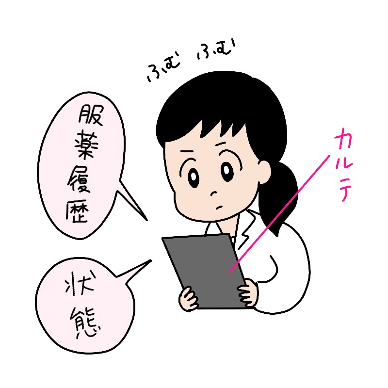 病院薬剤師は患者さんのカルテを読み、状態や服薬履歴などを考慮しながら、積極的に調剤に関わっていきます。 